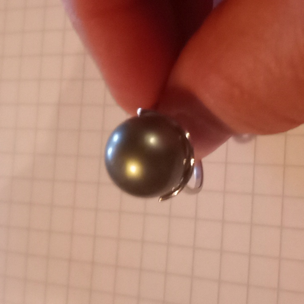 Tahitian pearl ring - Picture 8 of 8